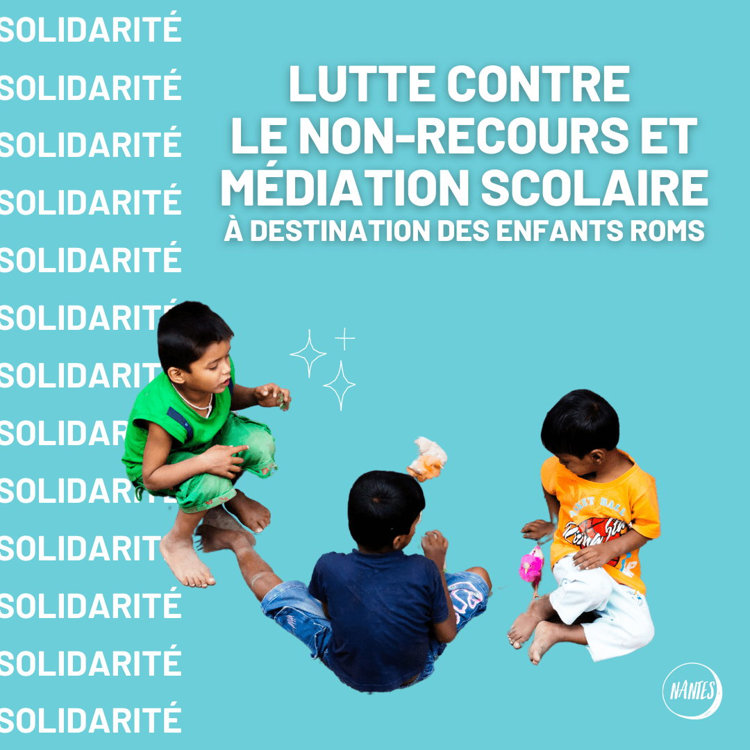 Solidarité : lutte contre le non recours et médiation scolaire. 3 enfants jouent.